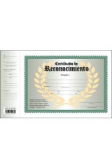 Certificado de reconocimiento