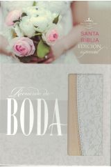Biblia Recuerdo de boda RVR 1960 (Blanca Filigrana)