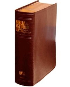 Biblia de Estudio Mundo Hispano (Piel Europea)